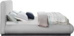 Rigby Linen Textured Fabric Upholstered Bed - Image 4