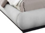 Rigby Linen Textured Fabric Upholstered Bed - Image 7