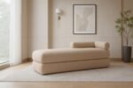 Kennedy Teddy Fabric Upholstered Bench - Image 2