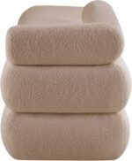 Kennedy Teddy Fabric Upholstered Bench - Image 4