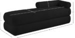 Kennedy Teddy Fabric Upholstered Bench - Image 13