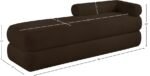 Kennedy Teddy Fabric Upholstered Bench - Image 13