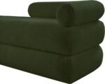 Kennedy Teddy Fabric Upholstered Bench - Image 10