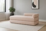 Kennedy Teddy Fabric Upholstered Bench - Image 2