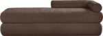 Kennedy Chenille Fabric Upholstered Bench - Image 3
