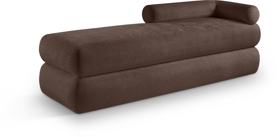 42767.jpg Kennedy Chenille Fabric Upholstered Bench - Image 1