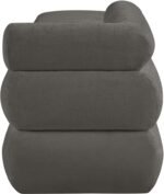 Kennedy Chenille Fabric Upholstered Bench - Image 4