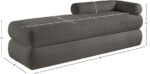 Kennedy Chenille Fabric Upholstered Bench - Image 13