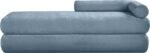 Kennedy Chenille Fabric Upholstered Bench - Image 3