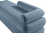 Kennedy Chenille Fabric Upholstered Bench - Image 9