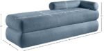 Kennedy Chenille Fabric Upholstered Bench - Image 13