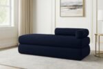 Kennedy Chenille Fabric Upholstered Bench - Image 2