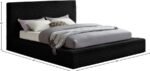 Dexter Corduroy Fabric Upholstered Bed - Image 7