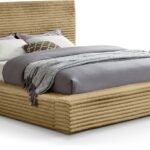 Dexter Corduroy Fabric Upholstered Bed