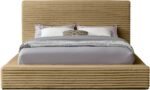 Dexter Corduroy Fabric Upholstered Bed - Image 3