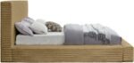 Dexter Corduroy Fabric Upholstered Bed - Image 4