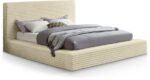 Dexter Corduroy Fabric Upholstered Bed
