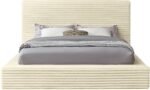 Dexter Corduroy Fabric Upholstered Bed - Image 3