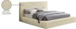 Dexter Corduroy Fabric Upholstered Bed - Image 8