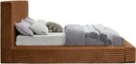 Dexter Corduroy Fabric Upholstered Bed - Image 4