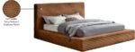 Dexter Corduroy Fabric Upholstered Bed - Image 8