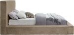 Dexter Corduroy Fabric Upholstered Bed - Image 4