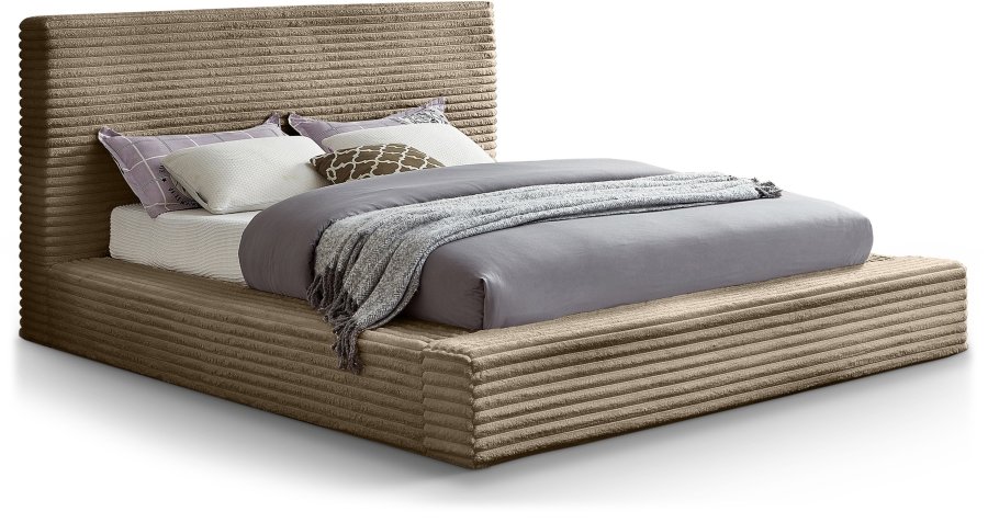 42814.jpg Dexter Corduroy Fabric Upholstered Bed - Image 1