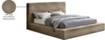 Dexter Corduroy Fabric Upholstered Bed - Image 8