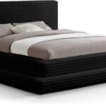 Drew Corduroy Fabric Upholstered Bed