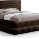 Drew Corduroy Fabric Upholstered Bed