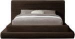 Drew Corduroy Fabric Upholstered Bed - Image 3
