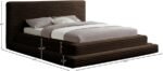 Drew Corduroy Fabric Upholstered Bed - Image 7