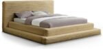 Drew Corduroy Fabric Upholstered Bed
