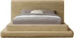Drew Corduroy Fabric Upholstered Bed - Image 3