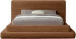 Drew Corduroy Fabric Upholstered Bed - Image 3