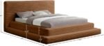 Drew Corduroy Fabric Upholstered Bed - Image 7