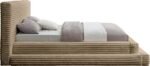 Drew Corduroy Fabric Upholstered Bed - Image 4
