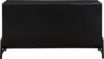 Kaya Oak Veneer And Vegan Leather Handle Dresser - Image 6