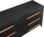 Kaya Oak Veneer And Vegan Leather Handle Dresser - Image 8