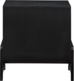 Kaya Oak Veneer And Vegan Leather Handle Night Stand - Image 6