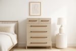 Kaya Oak Veneer And Vegan Leather Handle Chest - Image 2