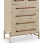 Kaya Oak Veneer And Vegan Leather Handle Chest
