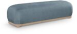 Calum Chenille Fabric Upholstered Bench