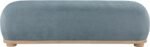 Calum Chenille Fabric Upholstered Bench - Image 3