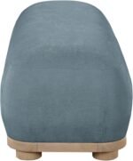 Calum Chenille Fabric Upholstered Bench - Image 4