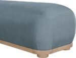 Calum Chenille Fabric Upholstered Bench - Image 6