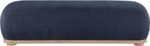 Calum Chenille Fabric Upholstered Bench - Image 3