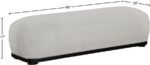 Calum Chenille Fabric Upholstered Bench - Image 7