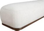Calum Chenille Fabric Upholstered Bench - Image 6