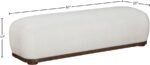 Calum Chenille Fabric Upholstered Bench - Image 7